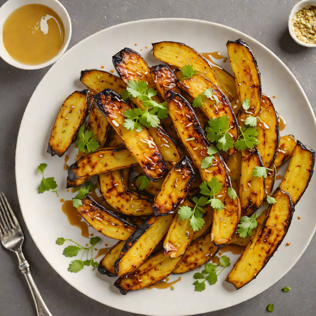 Pan-Sautéed Plantains with Honey-Lime Drizzle
