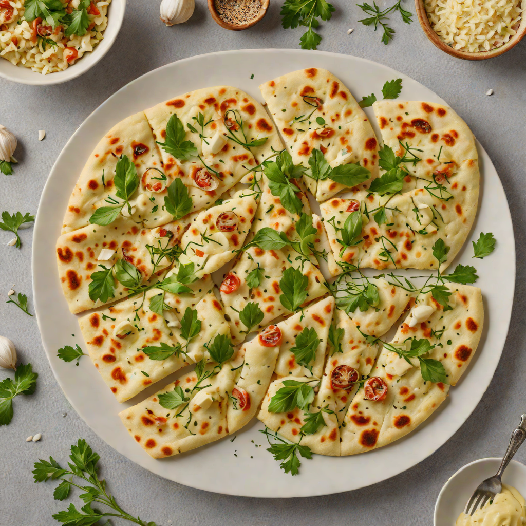 No-Yeast Quick Flatbread with Garlic and Herbs