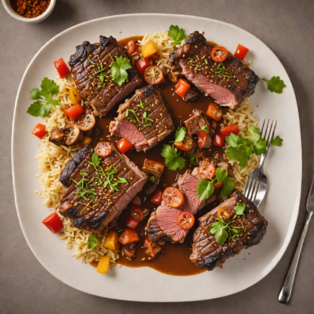 Slow-Cooked Nyama Choma with Tanzanian Spice Rub