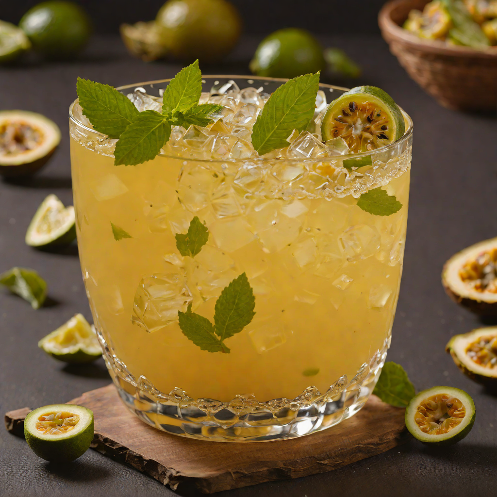 Caipirinha-Inspired Passion Fruit Cocktail