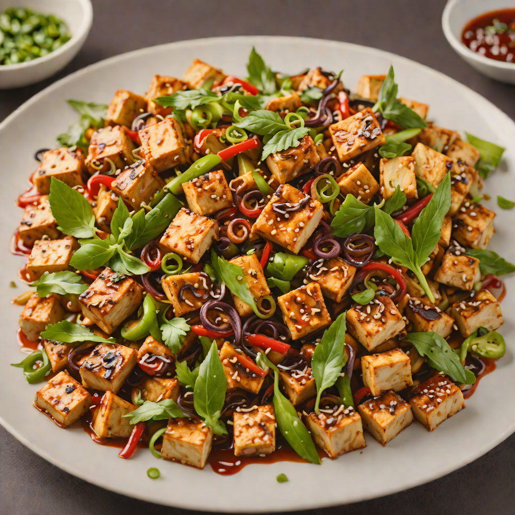 Spicy Sichuan-Style Hot and Numbing Tofu Stir Fry