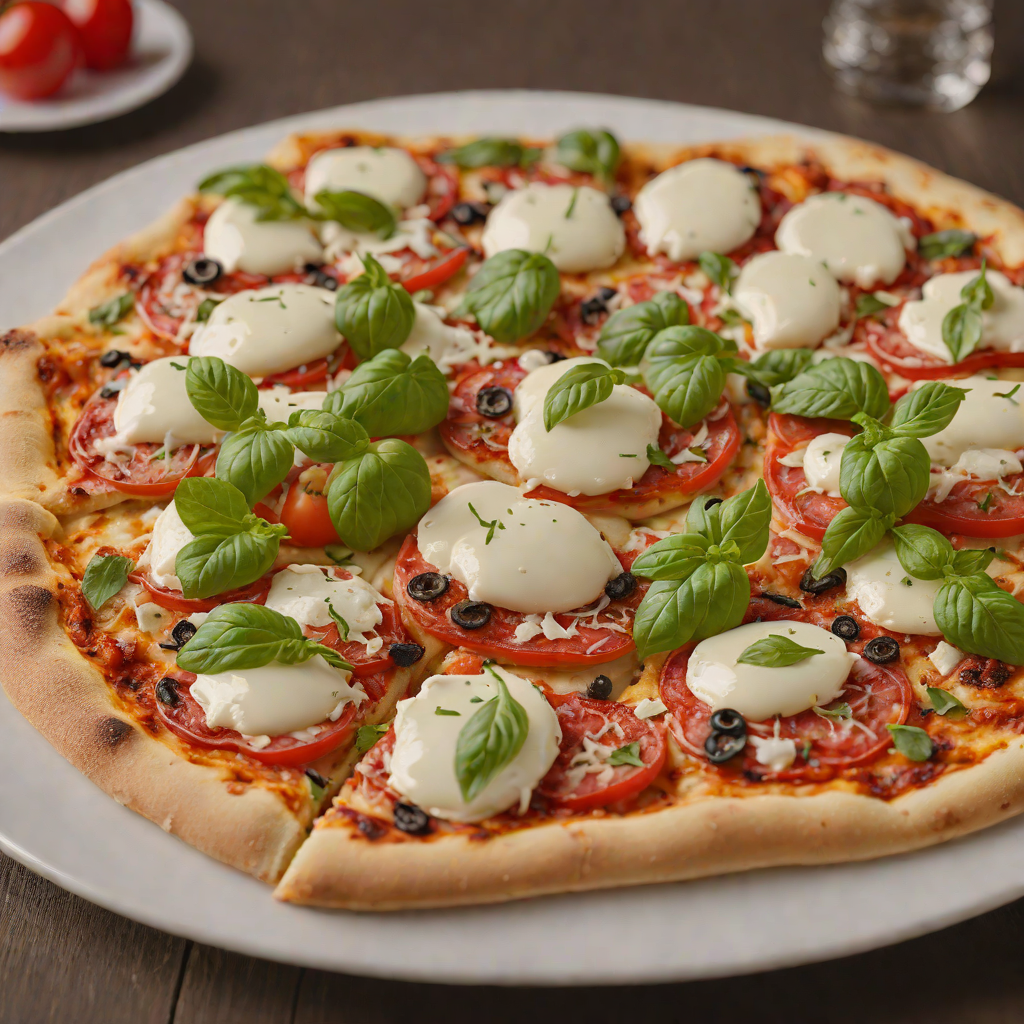 Wood-Fired Pizza with San Marzano Tomato and Fresh Mozzarella