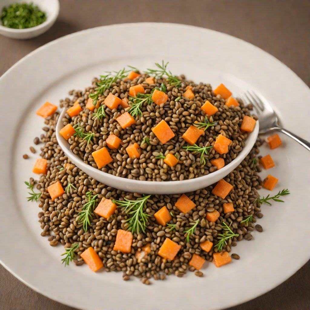 Braised French Lentils with Carrots and Thyme