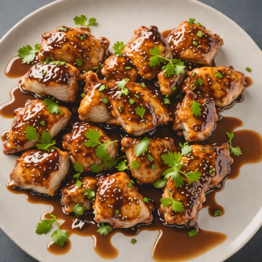 Sautéed Chicken Thighs with Honey Soy Glaze