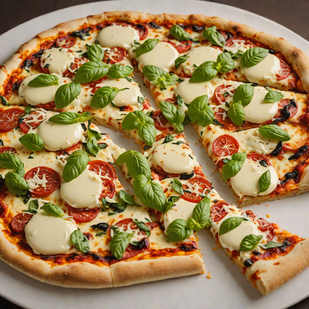 Wood-Fired Pizza with Imported Mozzarella and Basil