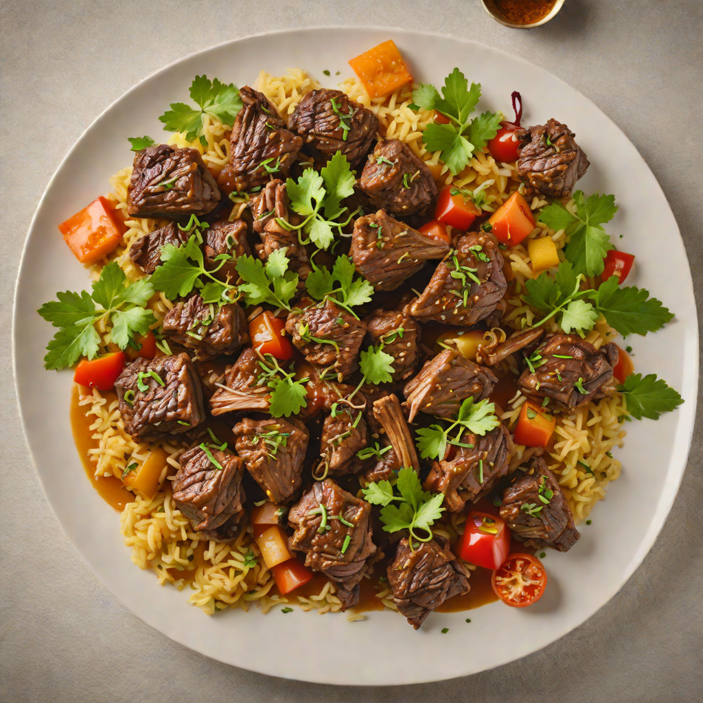 Slow-Cooked Ethiopian Lamb Tibs with Aromatic Spices