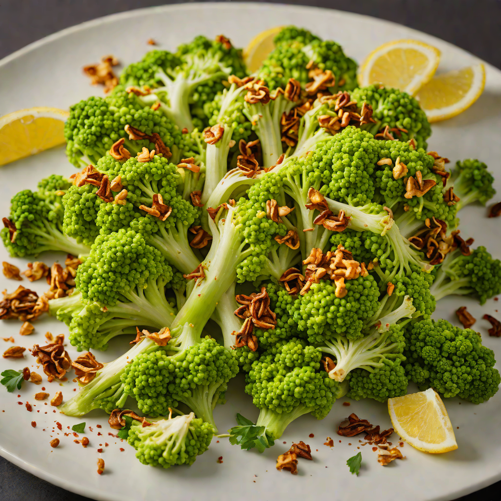 Garlic-Roasted Romanesco with Smoked Paprika and Lemon