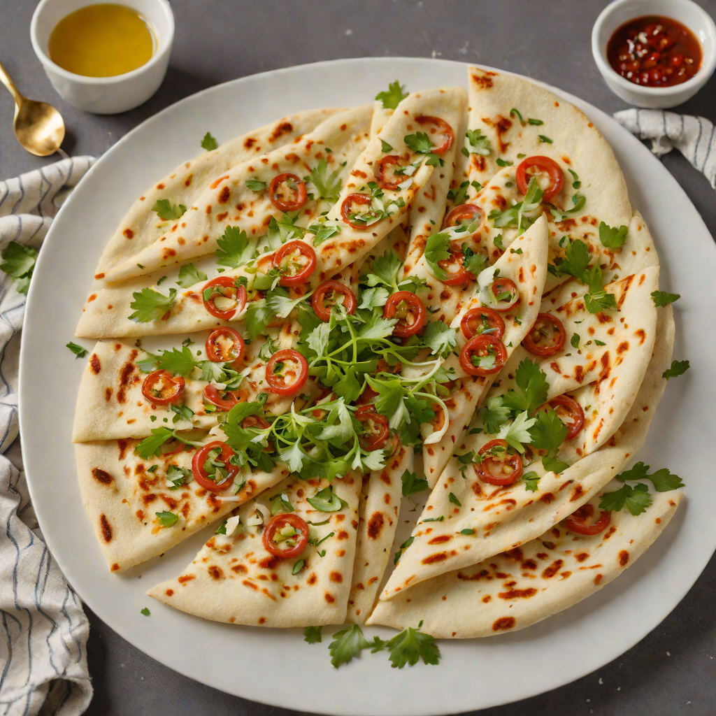 Spicy No-Yeast Flatbread with Garlic Oil