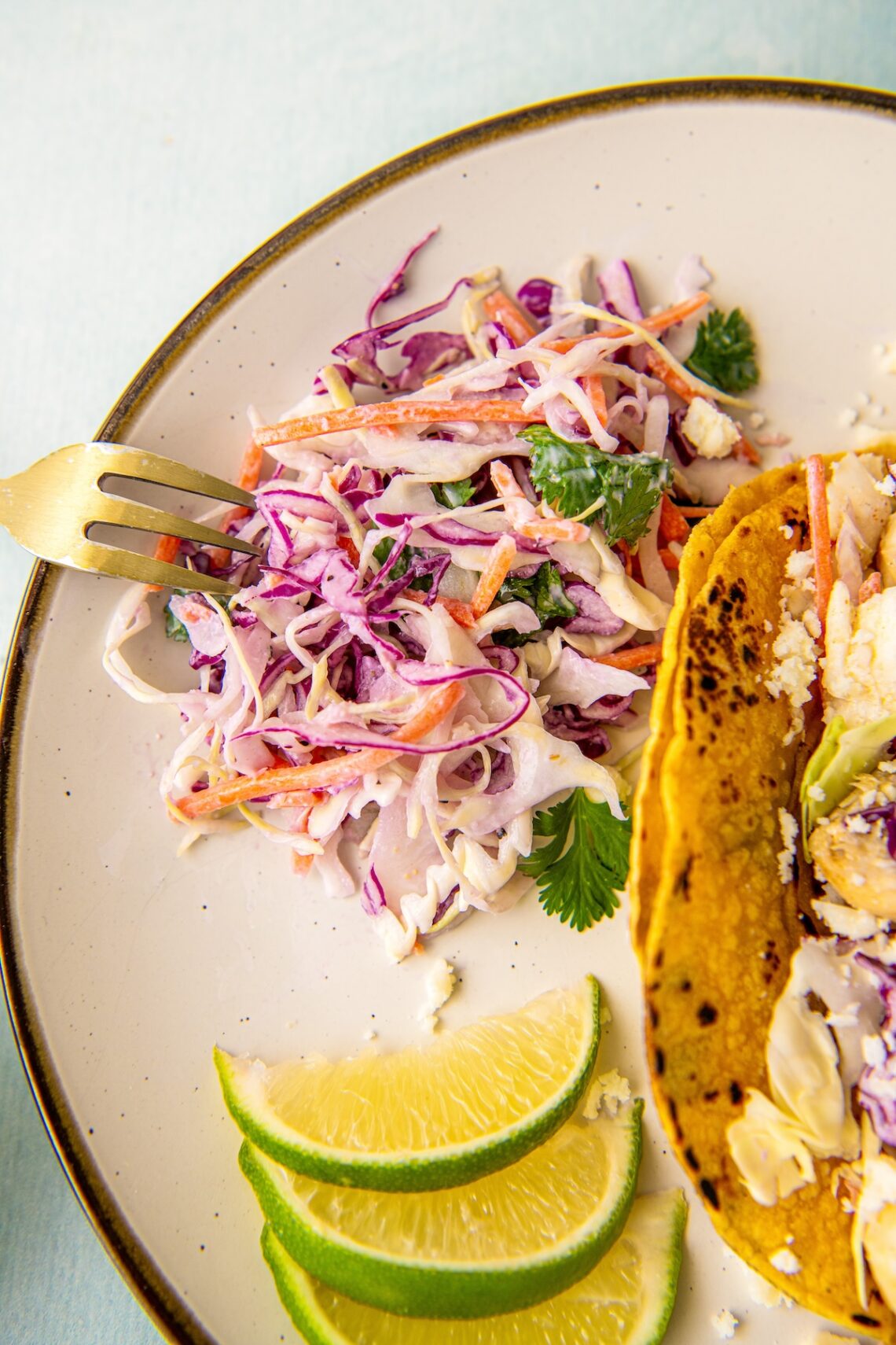Game Day Football Tacos with Zesty Slaw
