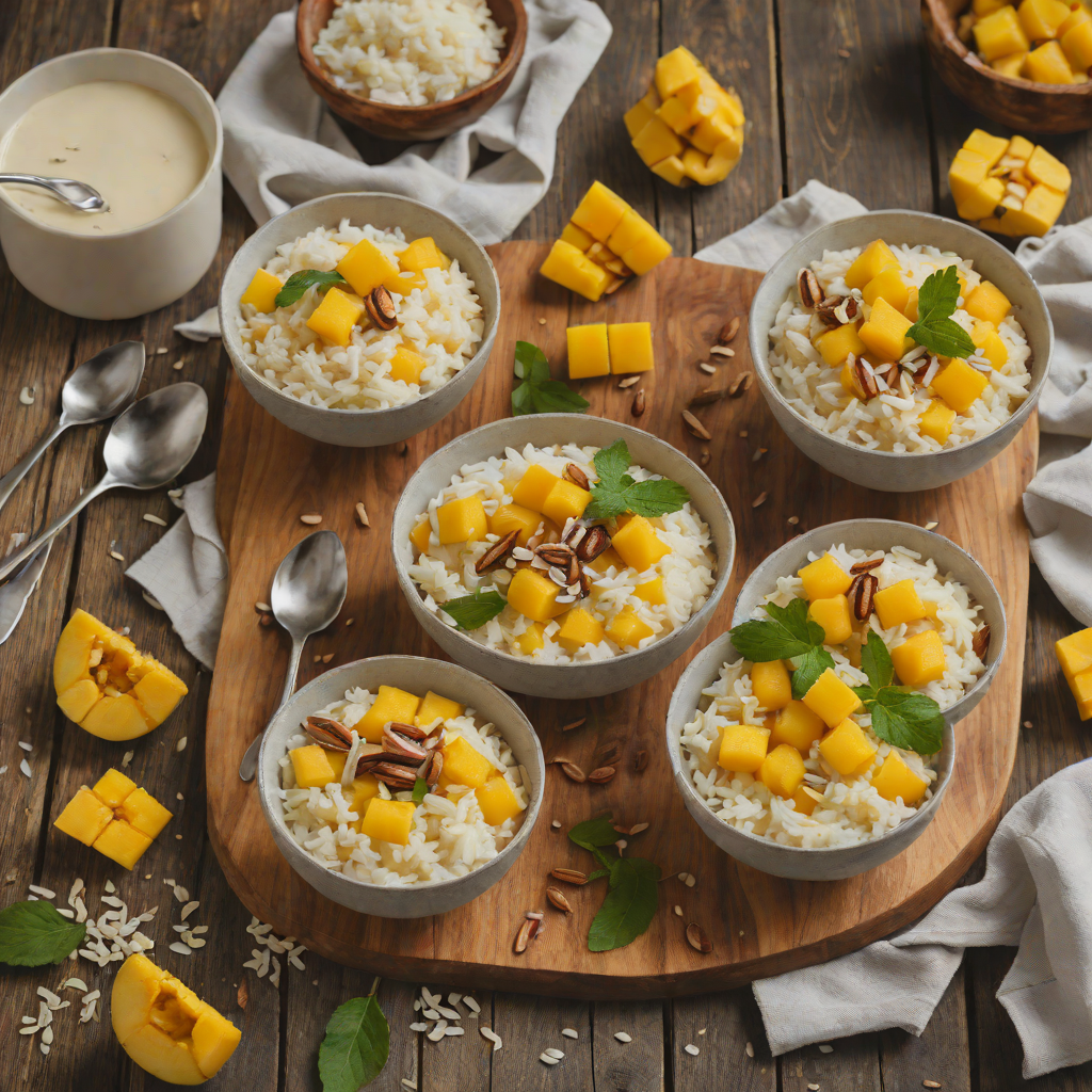 Gluten-Free Coconut Mango Rice Pudding