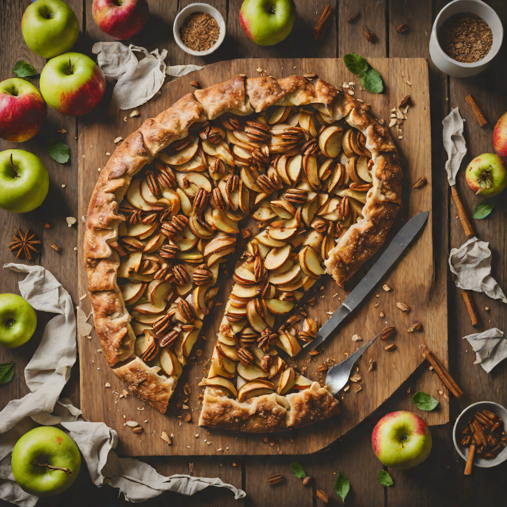 Half-Baked Rustic Apple and Cinnamon Galette