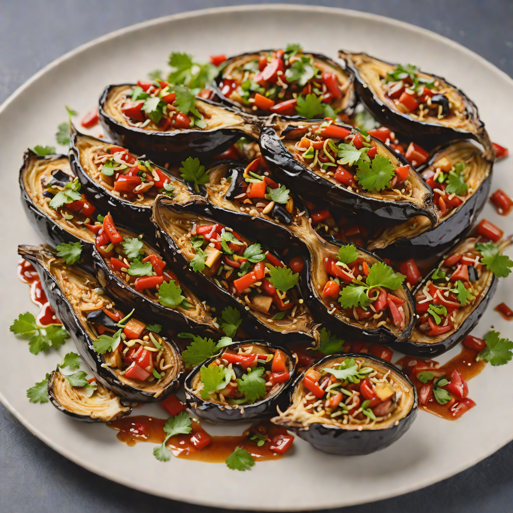Sautéed Burmese Eggplant with Garlic and Chili