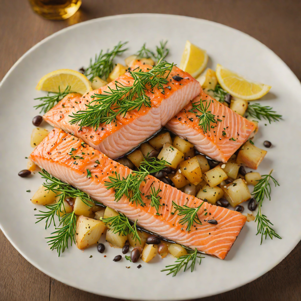 Pan-Roasted Salmon with Garlic and Fresh Thyme