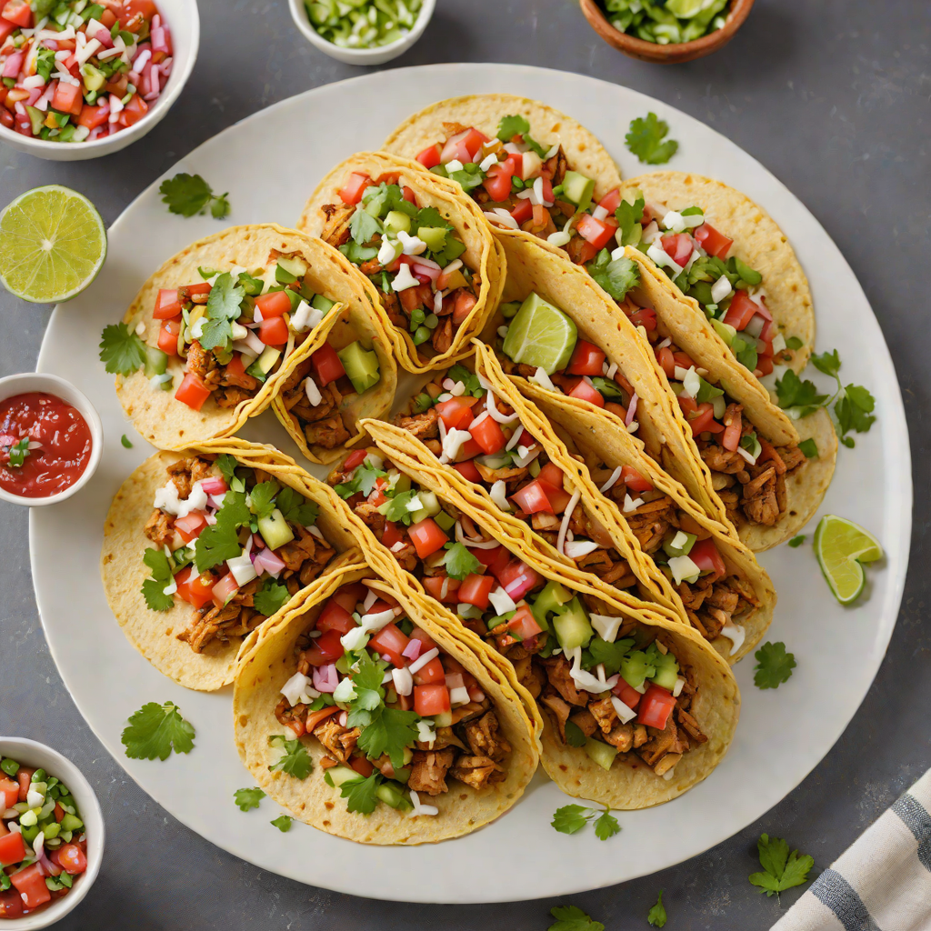 Spiced Tex-Mex Chicken Tacos with Fresh Pico de Gallo