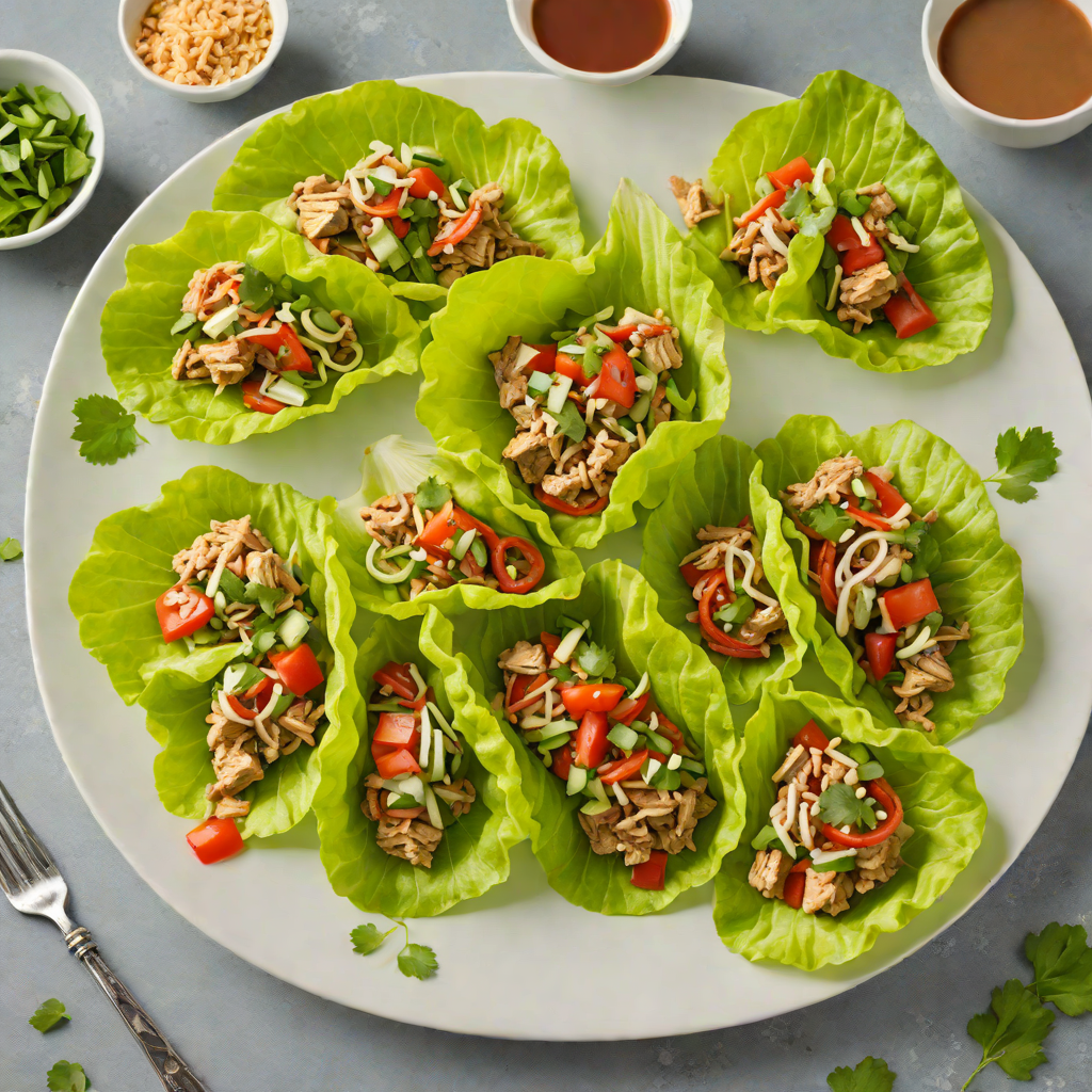 High-Protein Turkey Lettuce Wraps with Asian-Inspired Sauce