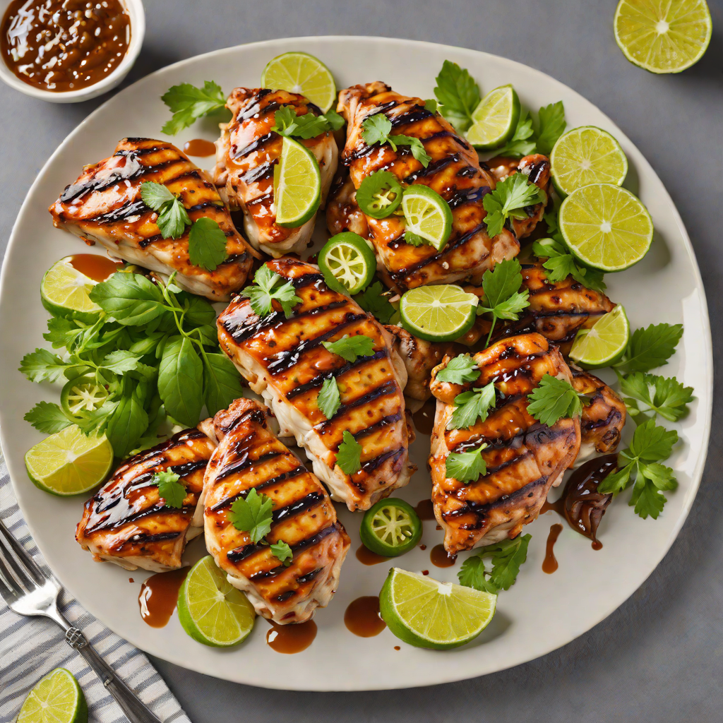 Grilled Jalapeño Lime Chicken with Smoky Chipotle Glaze
