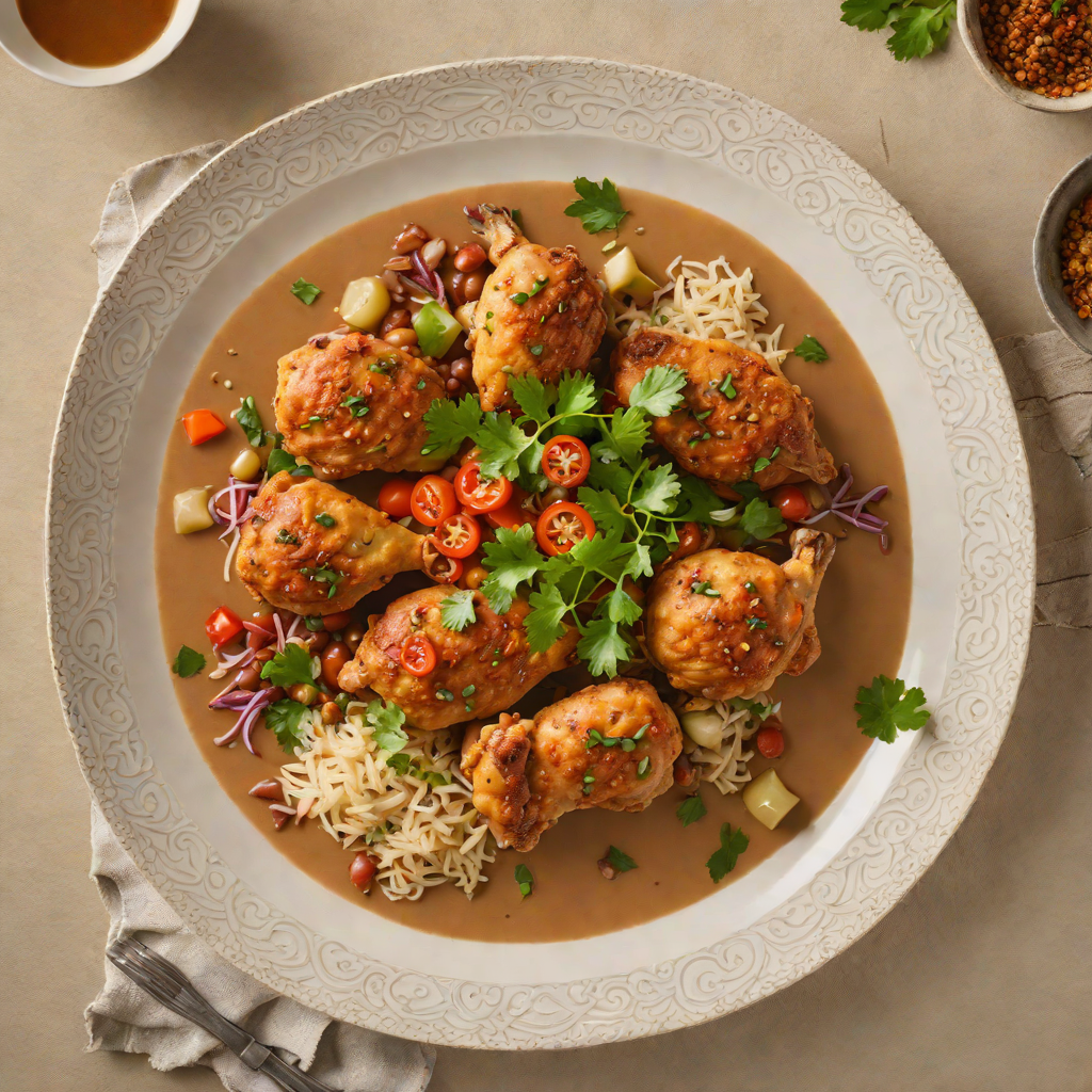 Slow-Braised Doro Wat Chicken with Spiced Niter Kibbeh