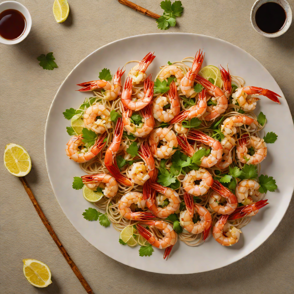Stir-Fried River Shrimp with Garlic and Shaoxing Wine