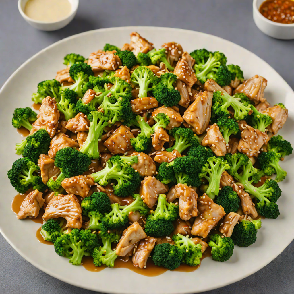 Quick Stir-Fried Chicken with Broccoli and Garlic Sauce