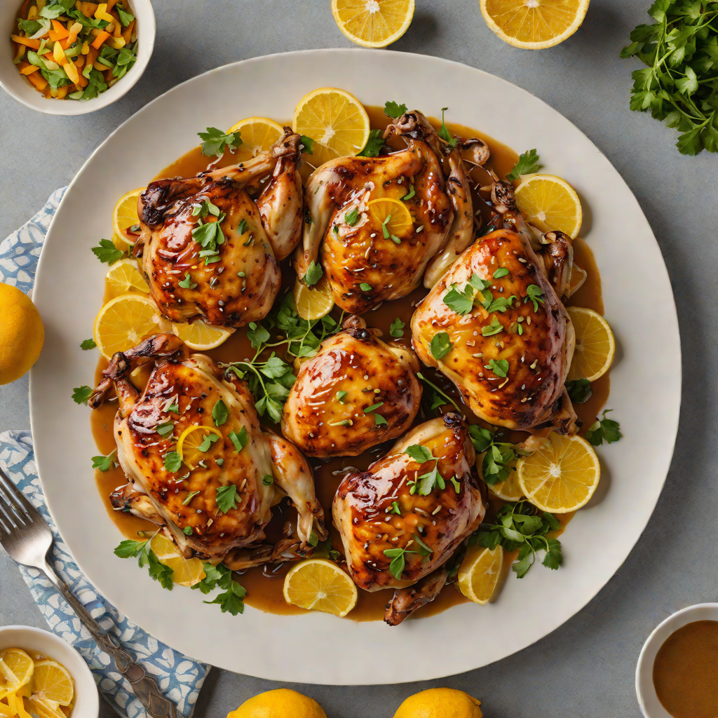 Cast-Iron Skillet Chicken with Spiced Citrus Glaze