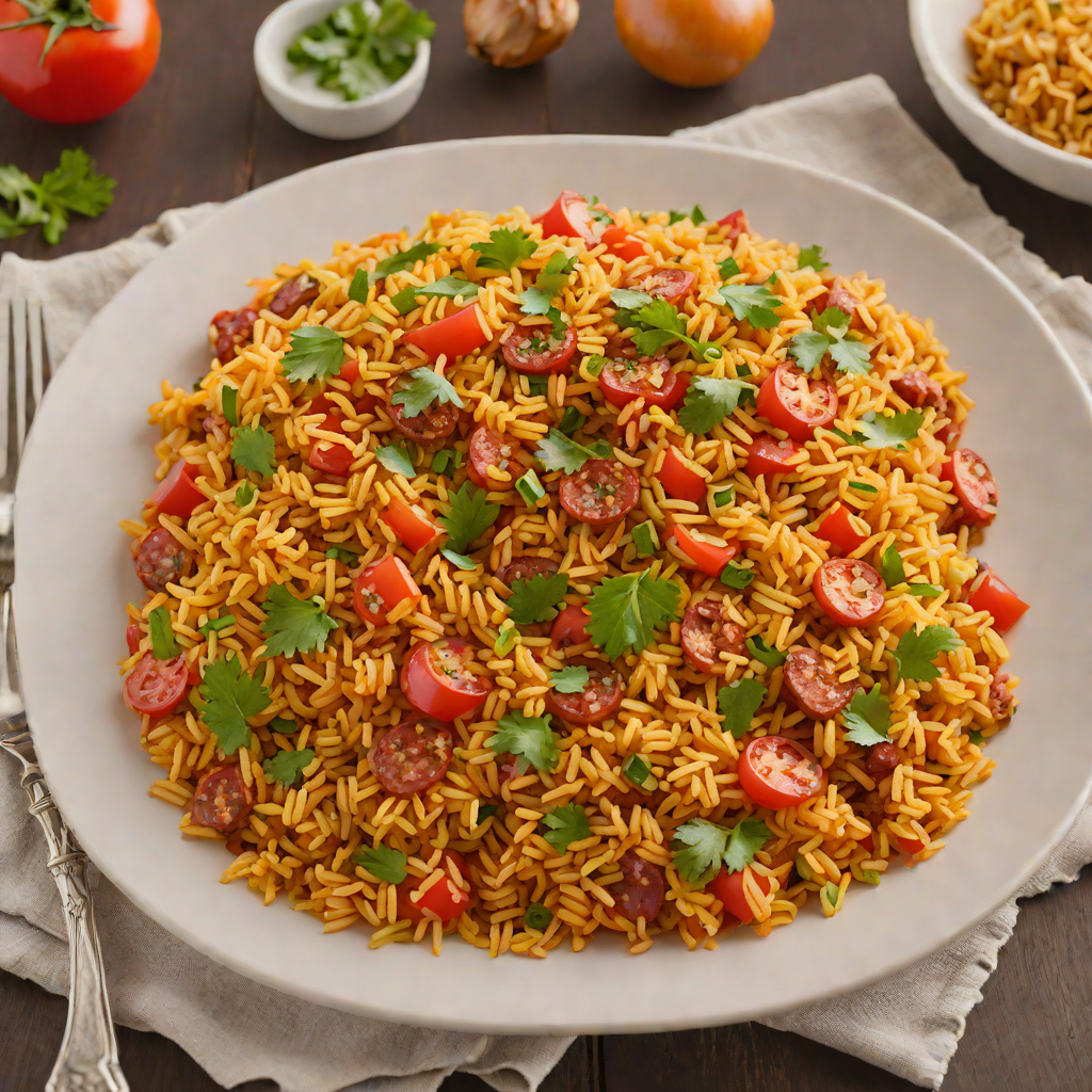 Tomato and Chorizo Spanish Rice Skillet