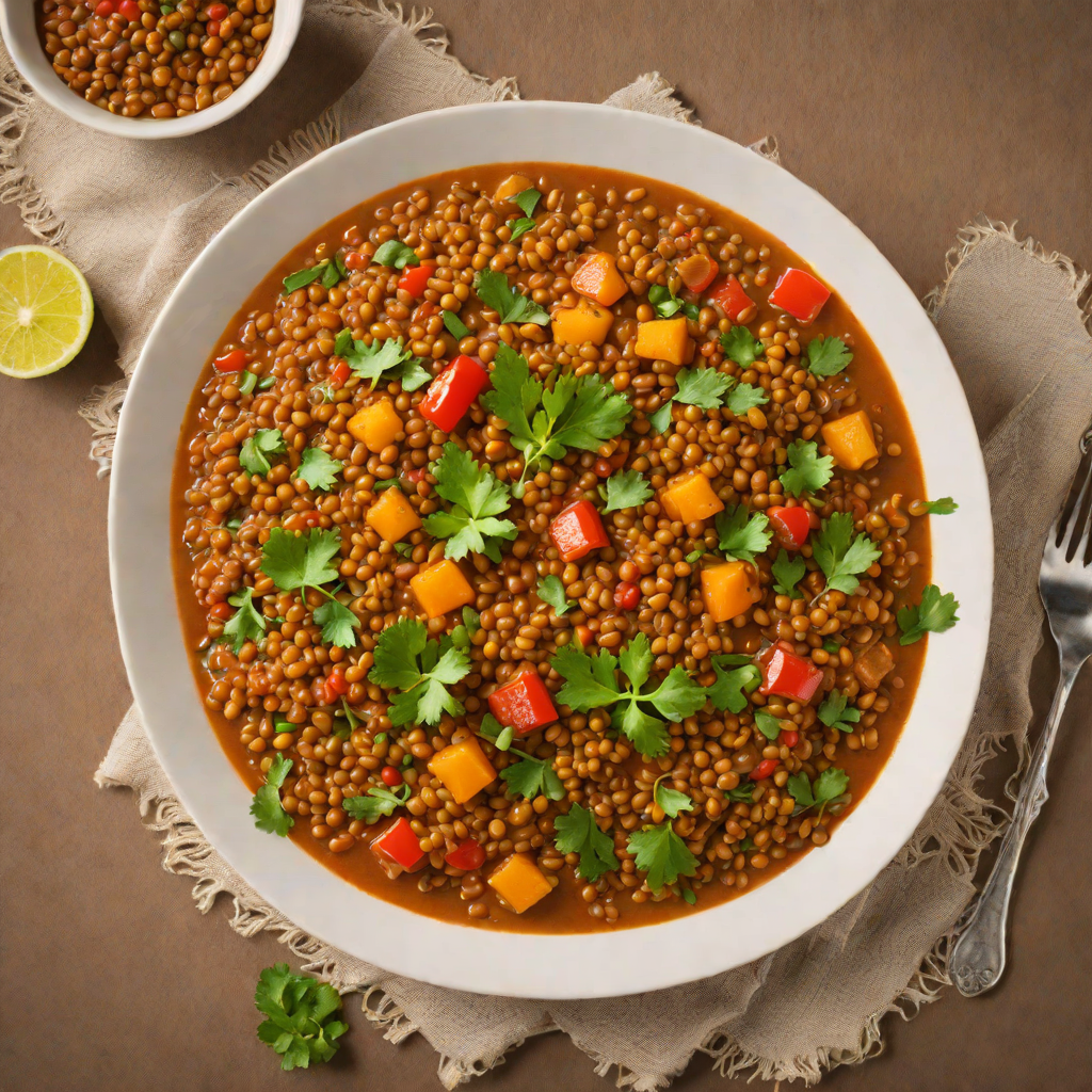 Ethiopian Misir Wot Spicy Lentil Stew