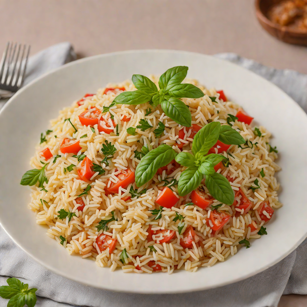 One-Pot Italian Herb and Tomato Risotto with Parmesan
