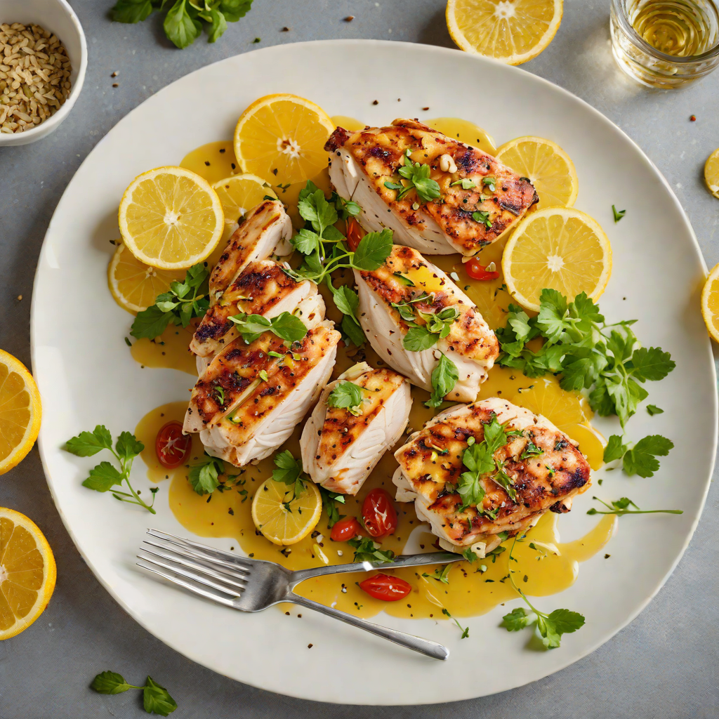 Pan-Seared Chicken with GPS Herb Rub and Citrus Drizzle