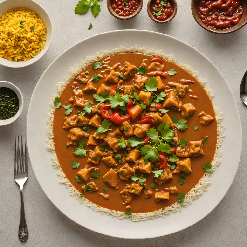 Kashmiri-style Vegetarian Tamatar Chaman Curry