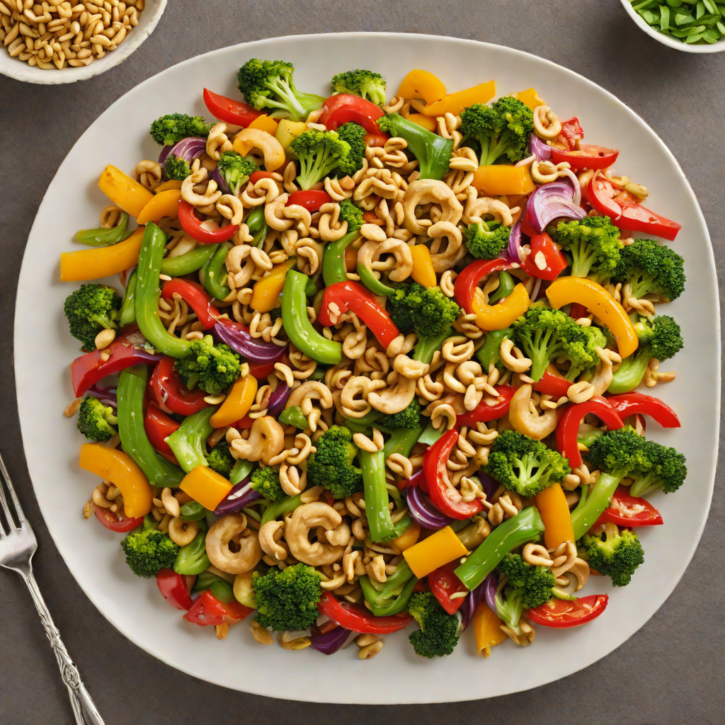 Regional-Spiced Vegetable Stir Fry with Cashews