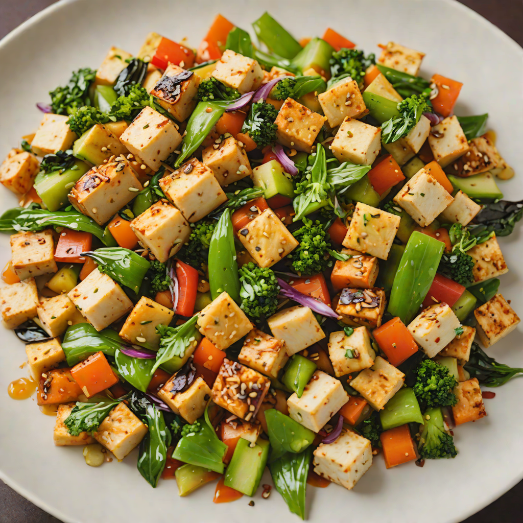 Quick Stir-Fried Regional Vegetable and Tofu Medley