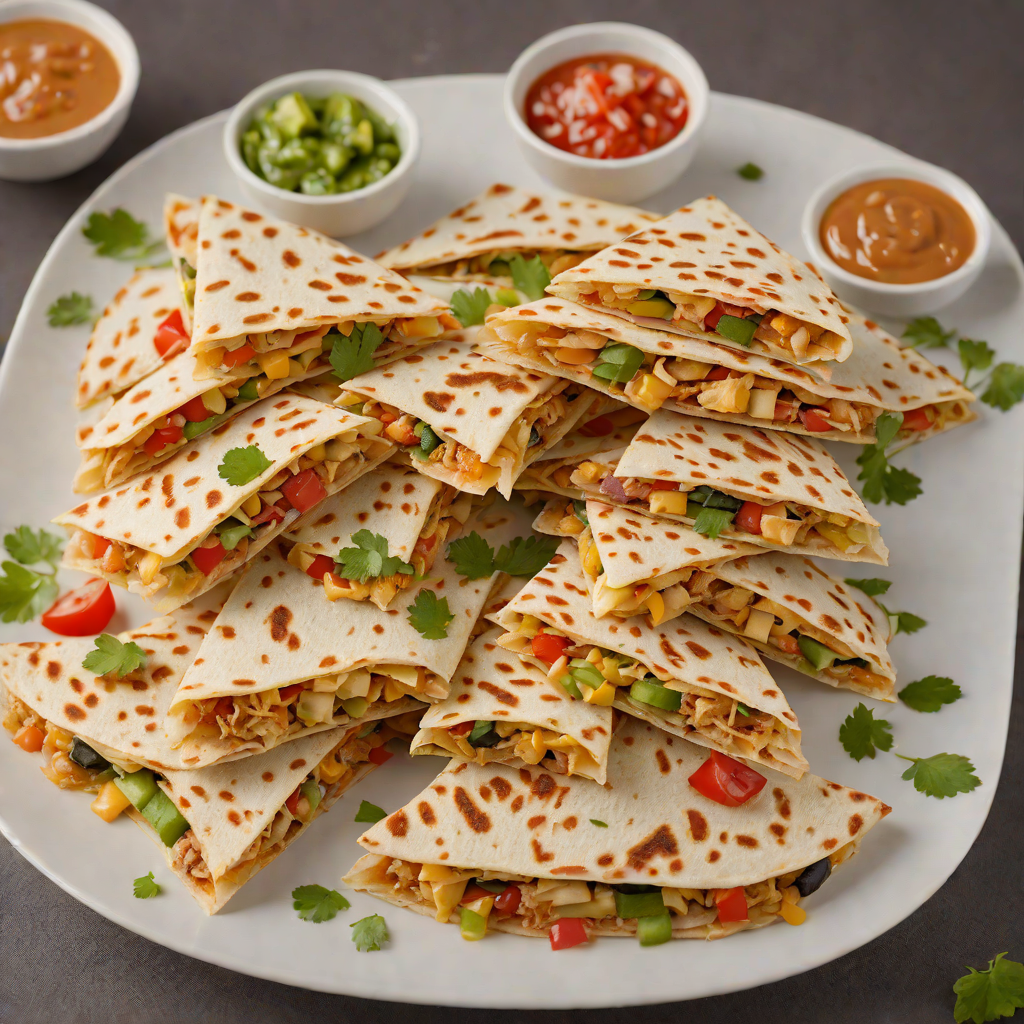 Veggie-Packed Mini Chicken Quesadillas