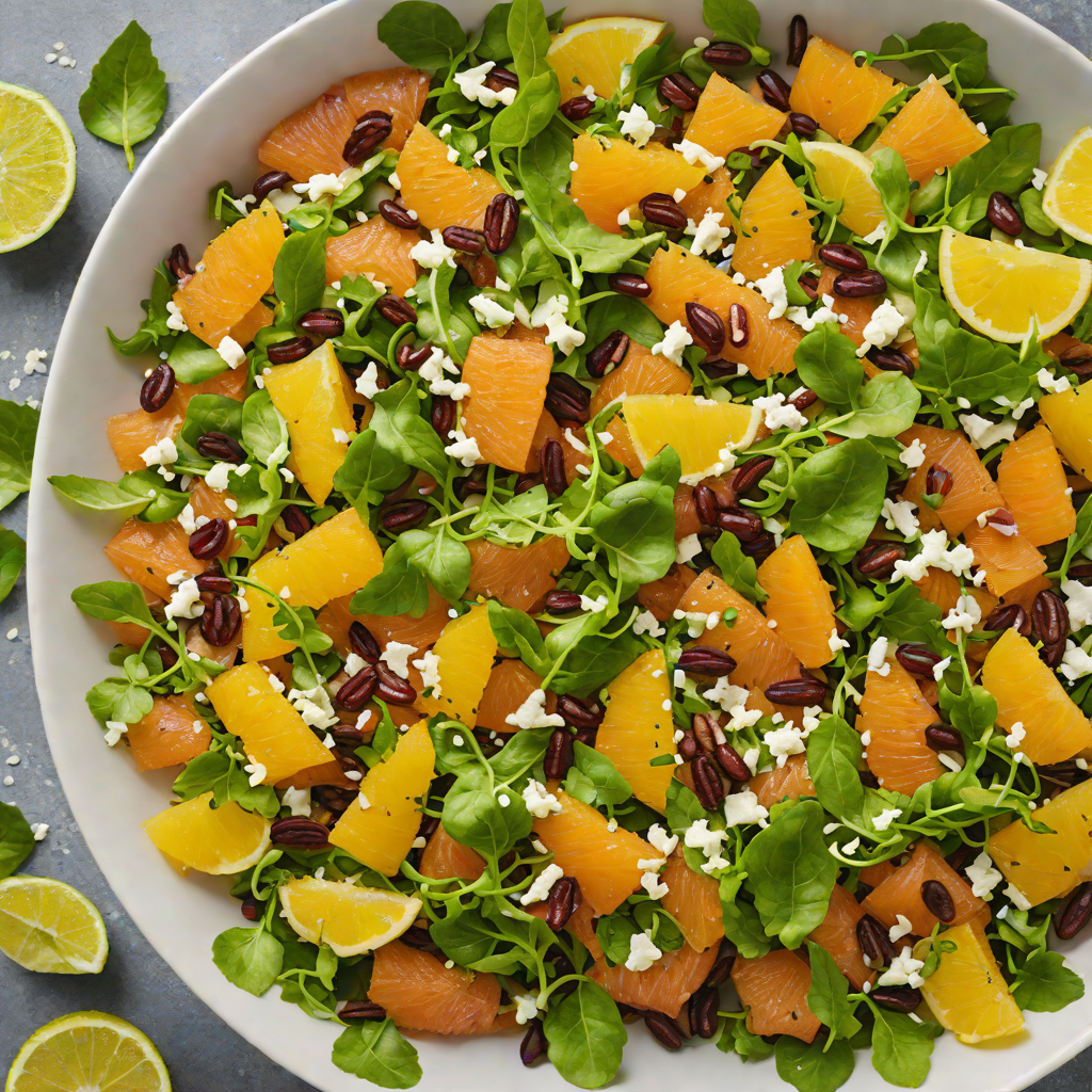 North Texas Citrus Salad with Pepitas and Cotija