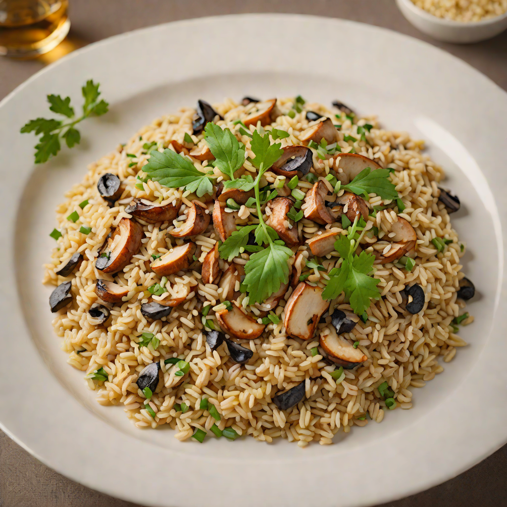 Hidden Forest Mushroom and Barley Risotto