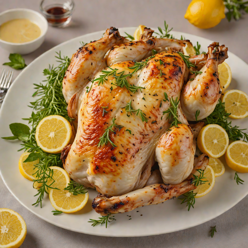 Half-Baked Lemon-Thyme Roasted Chicken