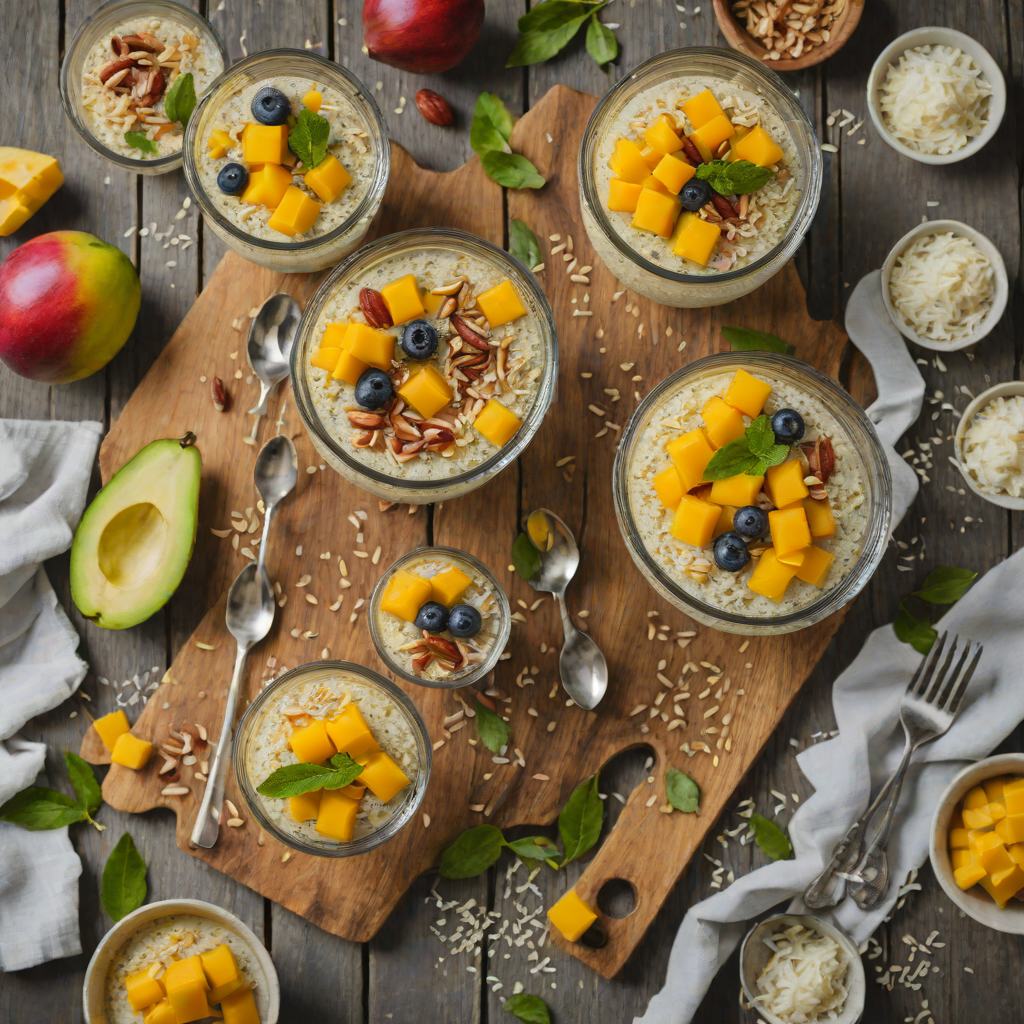 Mango and Coconut Chia Pudding