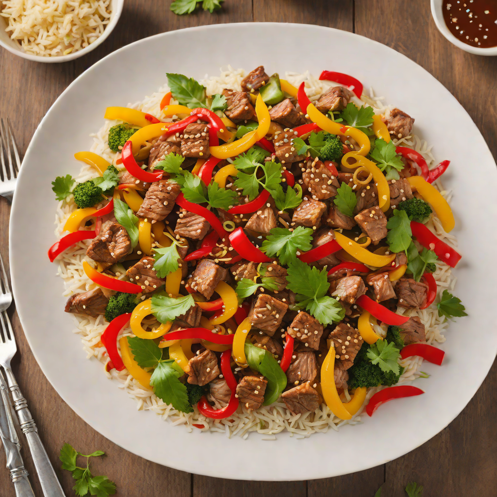 Spiced Pork Stir-Fry with Ginger and Bell Pepper