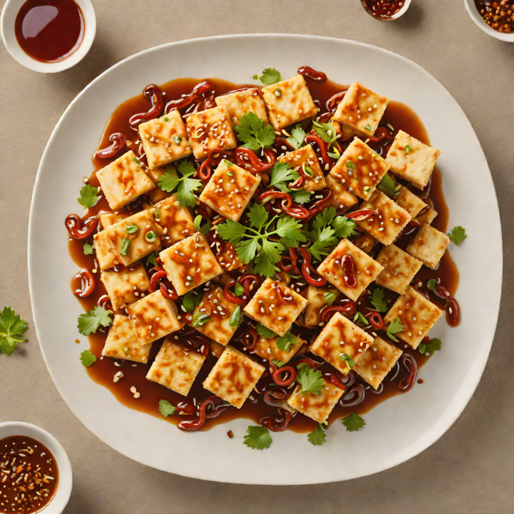 Crisp Stir-Fried Tofu with Regional Chili-Garlic Sauce
