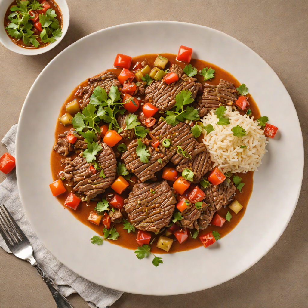 Slow-Cooked Salvadoran Beef with Tomato and Chile