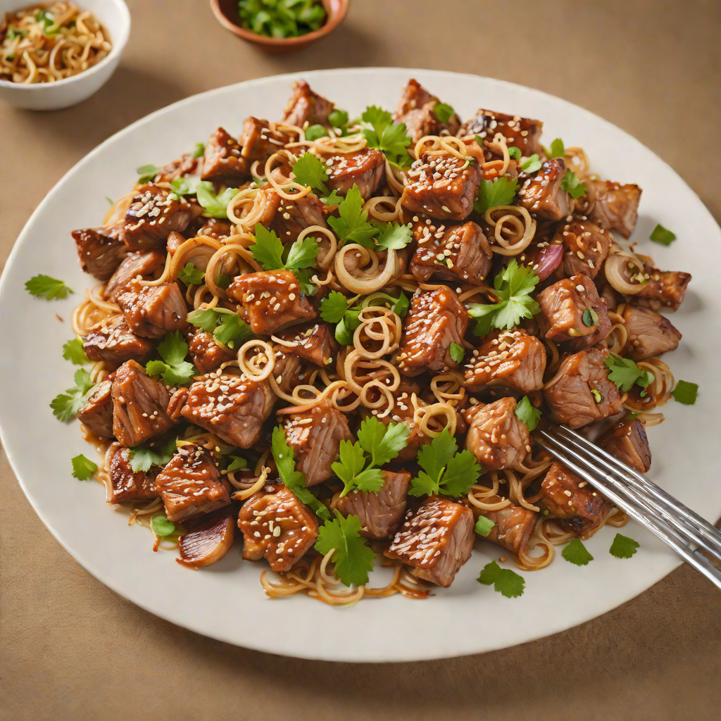 Stir-Fried Pork with Garlic and Shallots