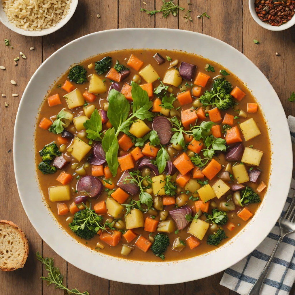 One-Pot Regional Vegetable Stew with Root Herbs