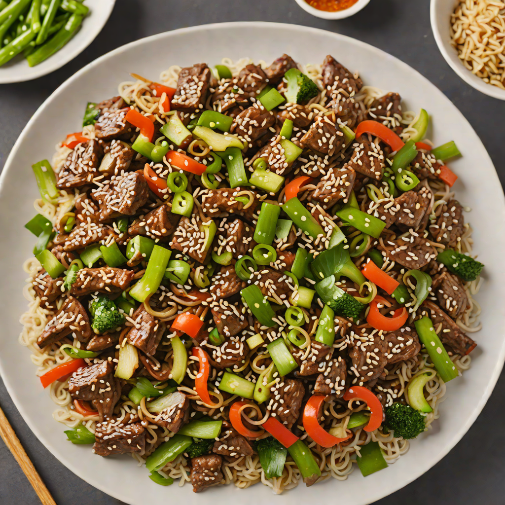 Beef Bulgogi Stir Fry with Sesame and Scallions