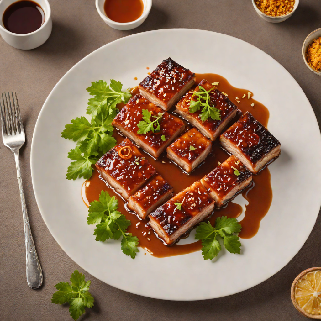 Slow-Cooked Pork Belly with Smoky Paprika and Honey Glaze