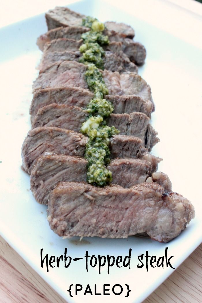 Eddie's Herb-Crusted Steak with Vermouth Reduction