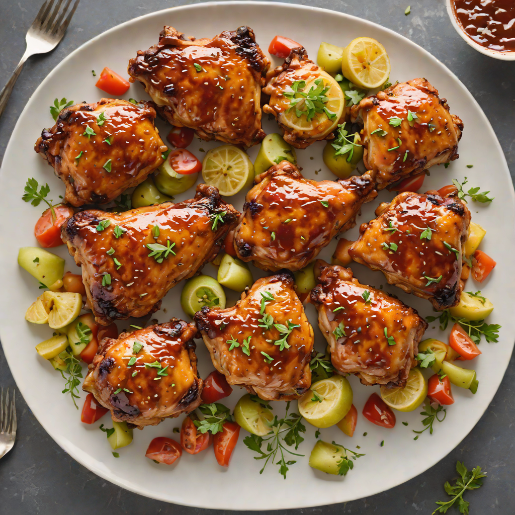 Sheet Pan Kansas City BBQ Chicken Thighs
