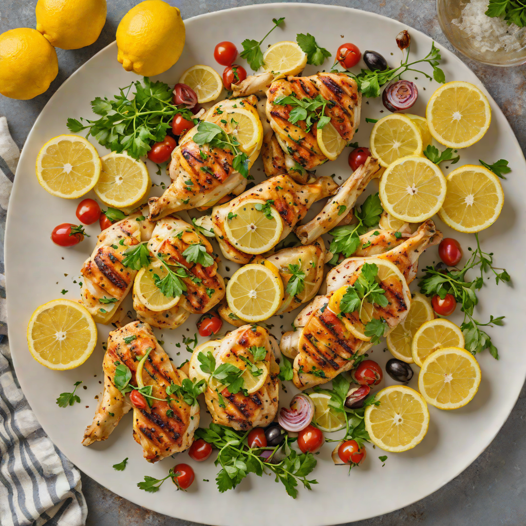 Sheet Pan Lemon-Garlic Mediterranean Chicken