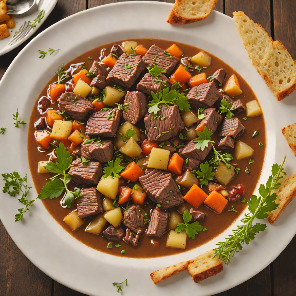 Mountain Herb-Rubbed Venison Stew