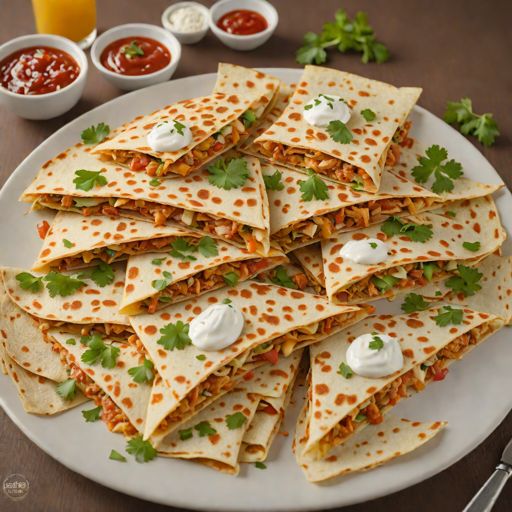 Indoor Waterpark-Inspired Spicy Chicken Quesadillas