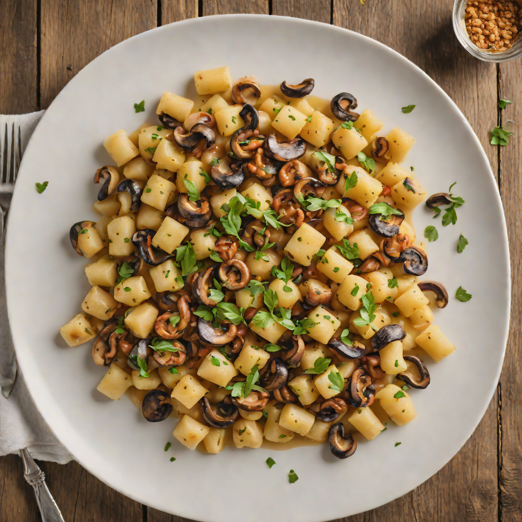 Sautéed Gnocchi with Mid-America Mushroom Ragout