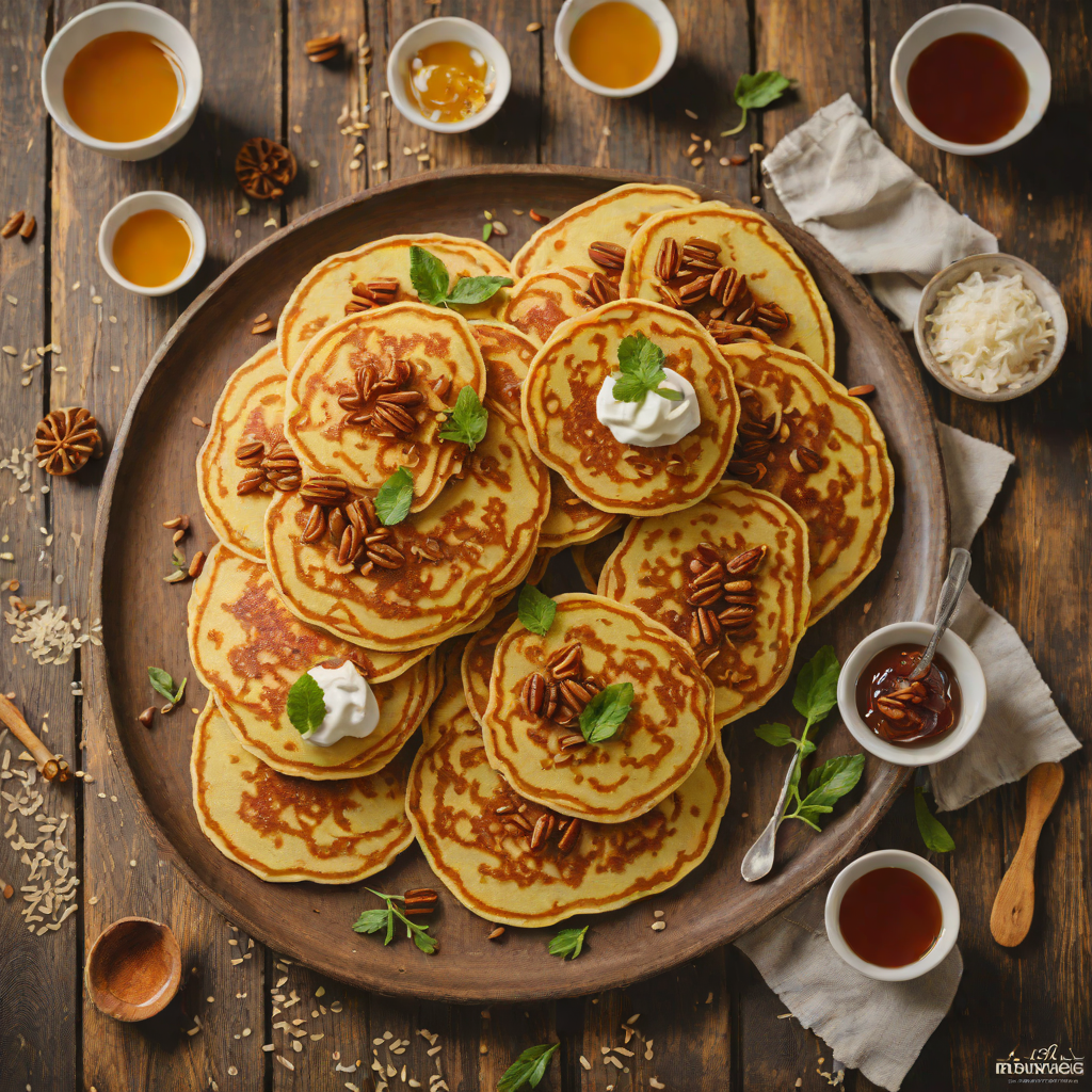 Ethiopian Atayef-Inspired Spiced Honey Pancakes